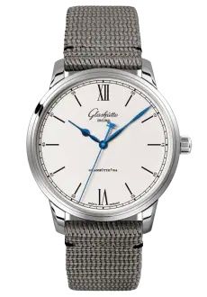 Glashütte Original - 1-36-01-01-02-66  Senator Excellence Stainless Steel / Silver / Synthetic - Folding