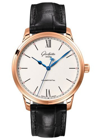 Glashütte Original - 1-36-01-02-05-30  Senator Excellence Red Gold / Silver / Alligator / Folding