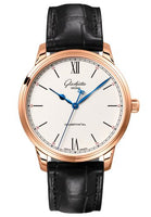 Glashütte Original Senator Perpetual Calendar Stainless Steel / Silver / Rubber / Pin (1-36-01-02-05-30)