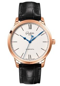 Glashütte Original - 1-36-01-02-05-61  Senator Excellence Red Gold / Silver / Alligator - Folding