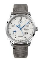 Glashütte Original Senator Perpetual Calendar Stainless Steel / Salmon  / Bracelet (1-36-02-01-02-36)