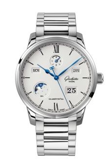 Glashütte Original - 1-36-02-01-02-71  Senator Excellence Perpetual Calendar Stainless Steel / Silver / Bracelet