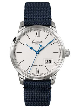 Glashütte Original - 1-36-03-01-02-34  Senator Excellence Panorama Date Stainless Steel / Silver / Synthetic - Folding