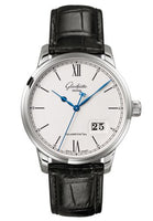 Glashütte Original Senator Excellence Panorama Date Stainless Steel / Silver / Alligator /  Pin (1-36-03-01-02-50)