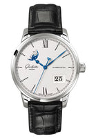 Glashütte Original Senator Excellence Panorama Date Moonphase Stainless Steel / Silver / Bracelet (1-36-04-01-02-01)