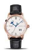 Glashütte Original - 1-36-04-02-05-30  Senator Excellence Panorama Date Moonphase Red Gold / Silver / Alligator / Folding