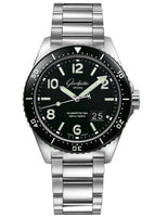 Glashütte Original SeaQ Panorama Date Stainless Steel / Black / Textile / Folding (1-36-13-01-80-70)