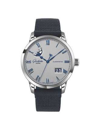 Glashütte Original - 1-36-24-02-02-64  Senator Excellence Panorama Date Moonphase Stainless Steel / Grey