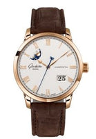 Glashütte Original Senator Excellence Panorama Date Moonphase Red Gold / Silver / Alligator - Folding (1-36-24-02-05-02)