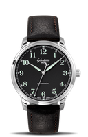 Glashütte Original Senator Excellence Stainless Steel / Black / Calf - Pin (1-36-59-03-02-01)