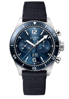 Glashütte Original - 1-37-23-02-81-09  SeaQ Chronograph Stainless Steel / Blue / Textile / Pin