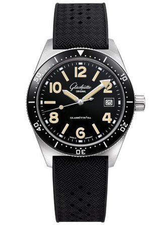 Glashütte Original - 1-39-11-06-80-06  SeaQ Date Stainless Steel / Black / Rubber / Pin