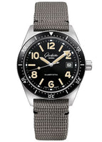 Glashütte Original SeaQ Panorama Date Stainless Steel / Black / Textile / Pin (1-39-11-06-80-08)