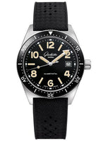 Glashütte Original SeaQ Date Stainless Steel / Black / Rubber / Pin (1-39-11-06-80-33)