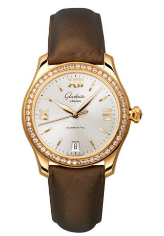 Glashütte Original - 1-39-22-04-11-04  Lady Serenade Rose Gold / Diamond / Silver / Calf / Folding