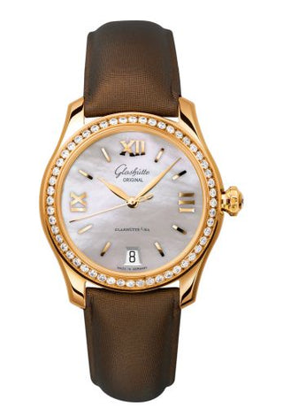 Glashütte Original - 1-39-22-09-11-04  Lady Serenade Rose Gold / Diamond / MOP / Calf / Folding