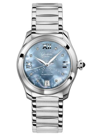 Glashütte Original - 1-39-22-11-02-34  Lady Serenade Stainless Steel / Blue MOP - Index Line / Bracelet