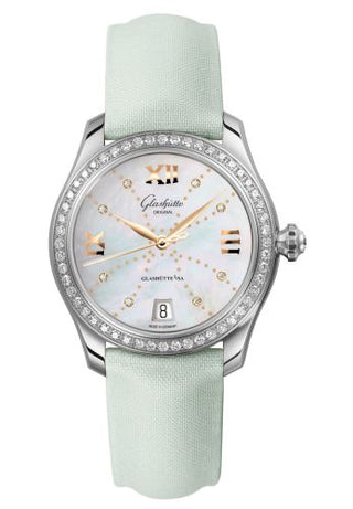 Glashütte Original - 1-39-22-12-22-04  Lady Serenade Stainless Steel / Diamond / MOP - Index Line / Satin / Folding