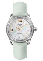 Glashütte Original Lady Serenade Stainless Steel / Rose Gold / Diamond / MOP / Alligator / Pin (1-39-22-12-22-44)