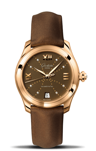 Glashütte Original - 1-39-22-13-01-44  Lady Serenade Rose Gold / Brown - Index Line