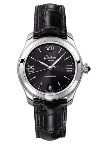 Glashütte Original - 1-39-22-20-02-04  Lady Serenade Stainless Steel / Black / Alligator / Folding