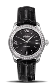 Glashütte Original - 1-39-22-20-22-04  Lady Serenade Stainless Steel / Diamond / Black / Alligator / Folding