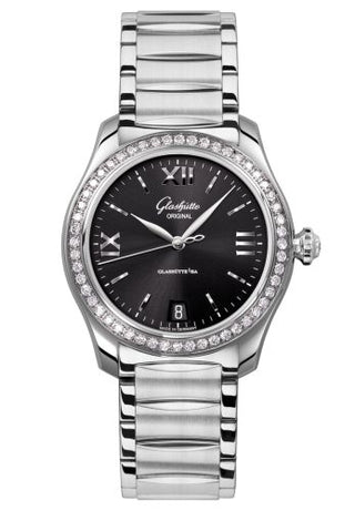 Glashütte Original - 1-39-22-20-22-34  Lady Serenade Stainless Steel / Diamond / Black / Bracelet