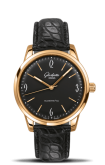 Glashütte Original - 1-39-52-02-01-04  Sixties Rose Gold / Black / Alligator / Pin