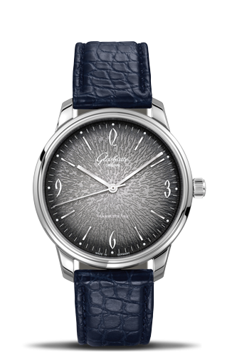 Glashütte Original - 1-39-52-11-02-01  Sixties Stainless Steel / Iconic Grey / Alligator