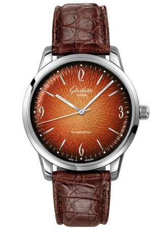 Glashütte Original - 1-39-52-13-02-04  Sixties Stainless Steel / Orange / Calf / Alligator / Annual Edition