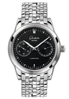 Glashütte Original Senator Hand Date Stainless Steel / Black / Alligator / Pin (1-39-58-01-02-14)