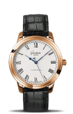 Glashütte Original - 1-39-59-01-05-04  Senator Automatic Red Gold / Silver / Alligator / Pin