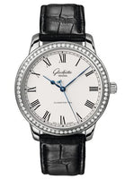 Glashütte Original Senator Automatic Red Gold / Diamond / Silver / Alligator / Pin (1-39-59-01-12-04)