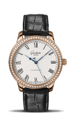 Glashütte Original - 1-39-59-01-15-04  Senator Automatic Red Gold / Diamond / Silver / Alligator / Pin