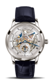 Glashütte Original - 1-49-13-15-04-30  Senator Moon Phase White Gold / Skeleton / Alligator / Folding