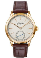 Glashütte Original Senator Cosmopolite Red Gold / Silver / Alligator / Folding (1-54-01-01-01-01)