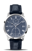 Glashütte Original - 1-58-01-05-34-30  Senator Chronometer White Gold / Blue / Alligator / Folding