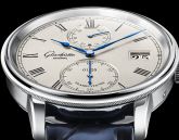 Glashütte Original - 1-58-03-01-04-01  Senator Chronometer White Gold / Silver / Alligator / Pin