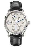 Glashütte Original Senator Automatic Stainless Steel / Silver / Alligator / Pin (1-58-04-04-04-04)