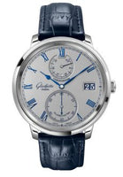 Glashütte Original Senator Excellence Stainless Steel / Silver / Synthetic (1-58-08-01-04-61)