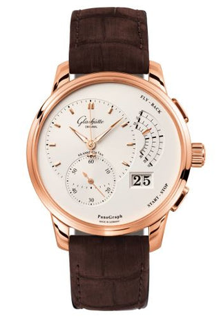 Glashütte Original - 1-61-03-25-15-02  PanoGraph Red Gold / Silver / Alligator / Pin