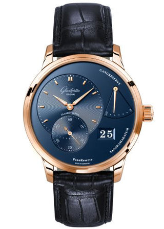 Glashütte Original - 1-65-01-04-15-01  PanoReserve Red Gold / Blue / Alligator / Pin