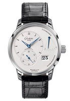 Glashütte Original PanoReserve Stainless Steel / Blue / Alligator / Pin (1-65-01-22-12-01)