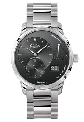 Glashütte Original - 1-65-01-23-12-24  PanoReserve Stainless Steel / Grey / Bracelet