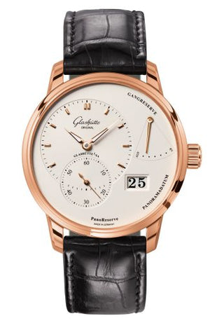 Glashütte Original - 1-65-01-25-15-01  PanoReserve Red Gold / Silver / Alligator / Pin