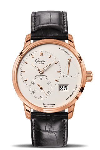 Glashütte Original - 1-65-01-25-15-04  PanoReserve Red Gold / Silver / Alligator / Folding