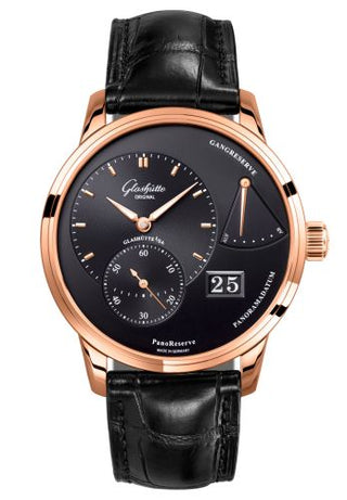 Glashütte Original - 1-65-01-29-15-01  PanoReserve Red Gold / Black / Alligator / Pin