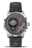 Glashütte Original - 1-66-06-04-22-05  PanoInverse Stainless Steel / Black / Alligator / Folding