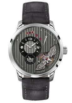 Glashütte Original - 1-66-06-04-22-62  PanoInverse Stainless Steel / Black / Alligator / Folding