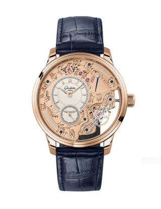 Glashütte Original - 1-66-10-01-05-50  PanoInverse Red Gold / China / Short Folding